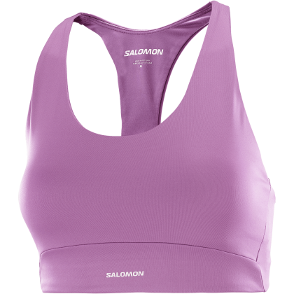 Salomon Shakeout core bra - ROZE - Dames