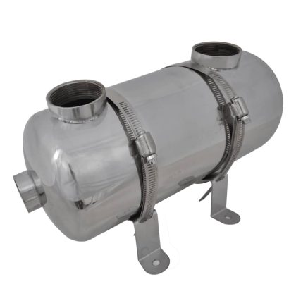 VidaXL Zwembad warmtewisselaar 355 x 134 mm 40 kw