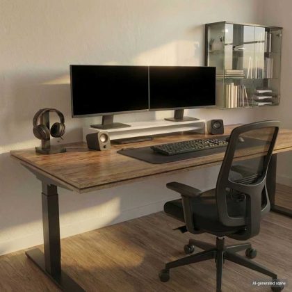 VidaXL Monitorstandaard 100x24x13 cm bewerkt hout wit