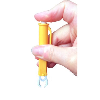 Guard and Care 1x Gele tekenpincet/tekentangen 12 cm