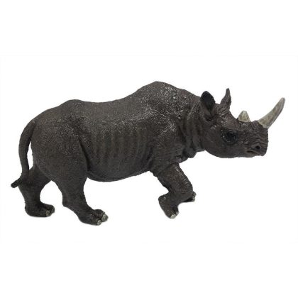 PIA Soft Toys Grijze speelgoed neushoorn 12 cm
