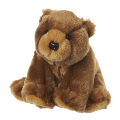 Nature Planet Knuffel bruine beer 12 cm