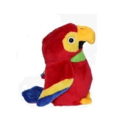 Cornelissen Pluche ara papegaai knuffels 15 cm