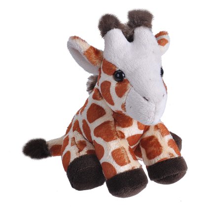 Wild Republic Pluche knuffel Giraffe van 13 cm