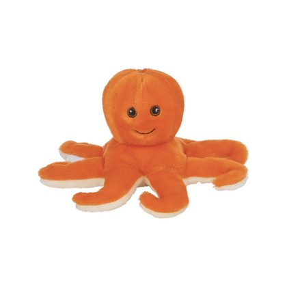 Nature Planet Pluche knuffel octopus/inktvis van 17 cm