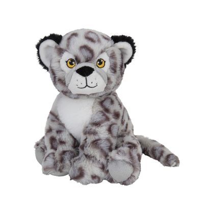 Nature Planet Pluche knuffel sneeuw luipaard van 19 cm