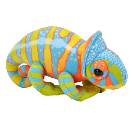 Wild Republic Kameleon pluche knuffel 13 cm