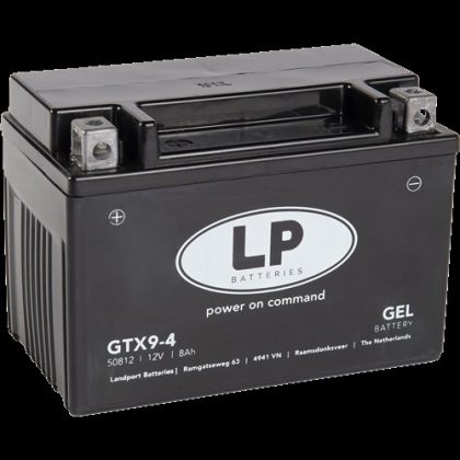 Landport gel accu mg gtx9-4 (ytx9-bs) o.a. zip 4-takt