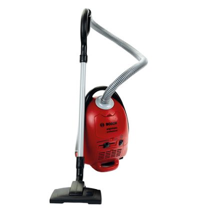 Klein Toys bosch stofzuiger - 19x25x74 cm - incl. realistische zuig en geluidseffecten - rood