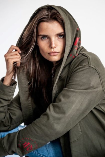 D-Robe badjas met capuchon - groen-xl