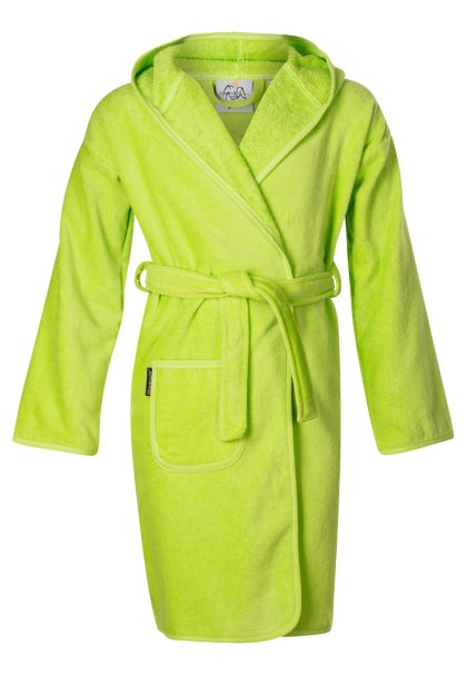 Badrock Baby Baby badjas appelgroen met capuchon-1-2 jaar (92)