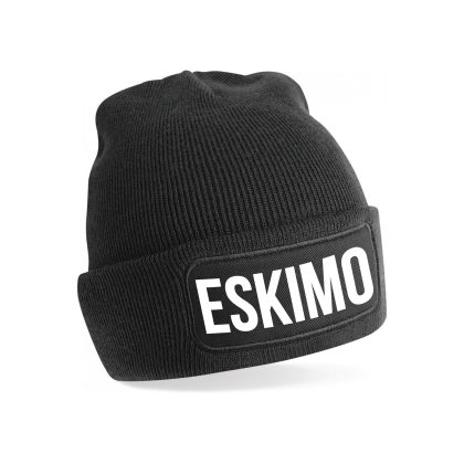 Bellatio Decorations Eskimo muts unisex one size - zwart