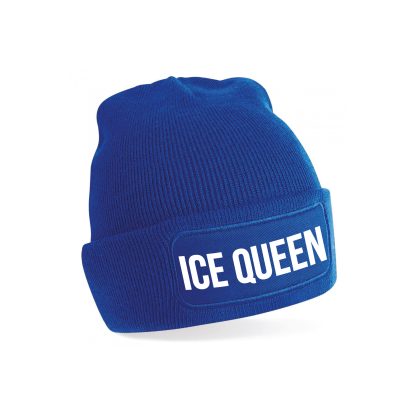 Bellatio Decorations Ice queen muts unisex one size - Blauw