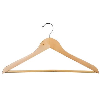 Merkloos Kledinghangers - 3x stuks - hout