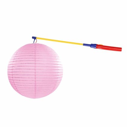Shoppartners Sint Maarten lampionset lichtroze 35 cm