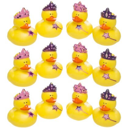Duckiez 12x Badeendjes prinsessen badspeelgoed 5 cm