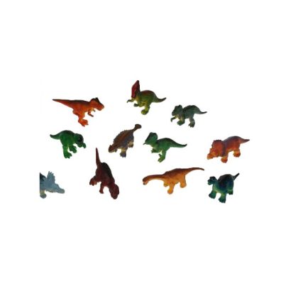 Merkloos 3x Plastic speelgoed dinosaurussen van 16 cm