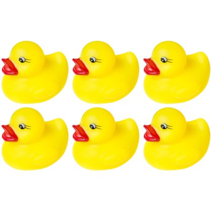 Duckiez 75x Badeendjes geel badspeelgoed 4.5 cm