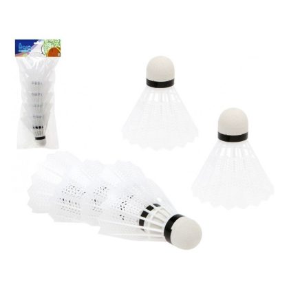 Merkloos Badminton shuttles - 12x - wit - badmintonnen - shuttles