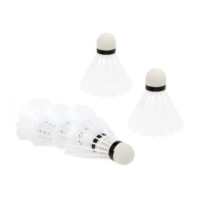 Engelhart Badminton shuttles - 6x - wit - badmintonnen - shuttles