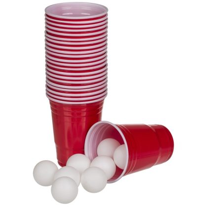 Out of the blue Beer pong drankspel/drinkspel 37 delig