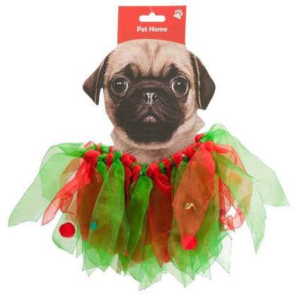 Merkloos Huisdieren kerstkleding kerstelf pakje voor honden