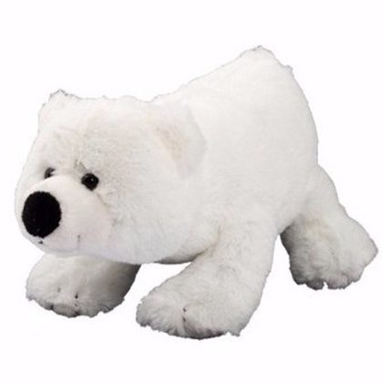 MBW Pluche IJsbeer - 17 cm - Zacht - Kraalogen