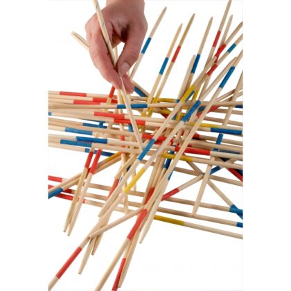 Eddy toys Mikado spel jumbo size - 50 cm - doosje met sticks