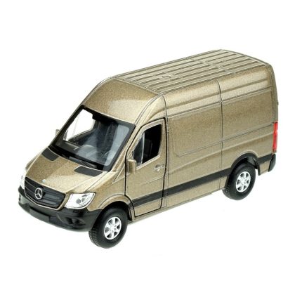 Welly Modelauto Mercedes Benz Sprinter taupe 1:34