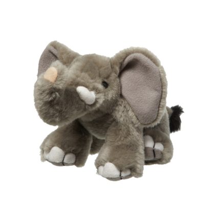 Nature Planet Pluche kleine olifant knuffel van 15 cm