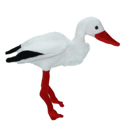 Cornelissen Pluche knuffel dieren Ooievaar vogel van 22 cm