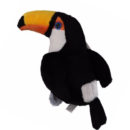 Cornelissen Pluche toekan tropische vogel knuffel 14 cm