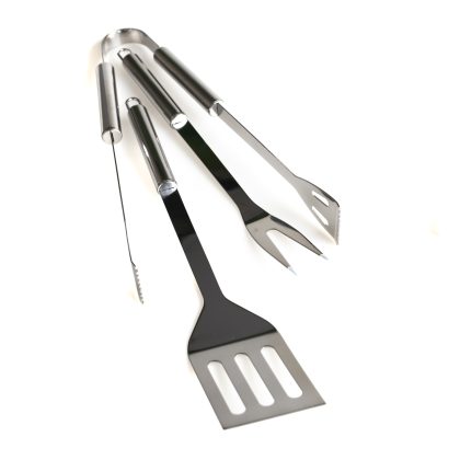 Henkelbach Zurich RVS BBQ/barbecue gereedschap set 3-delig
