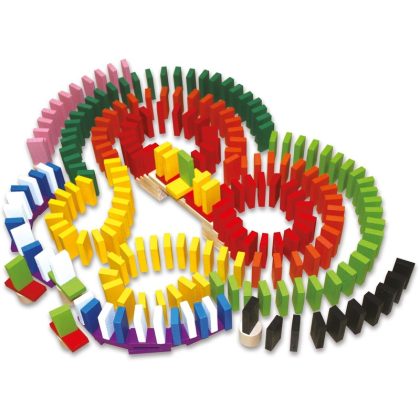 small Foot Speelgoed domino set van hout 560-delig