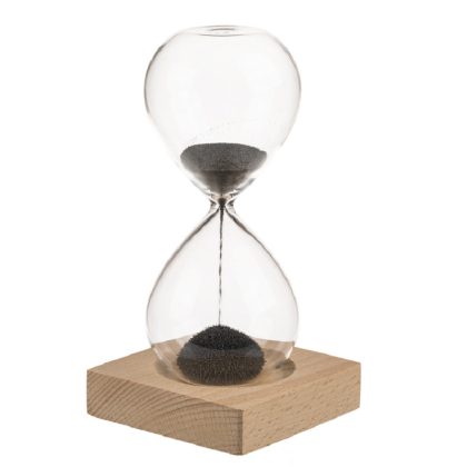 Out of the blue Zandloper - 1 minuut - 16 cm - magnetisch zand