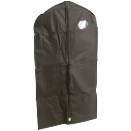 Merkloos Zwarte kledinghoes 60 x 100 cm met venster
