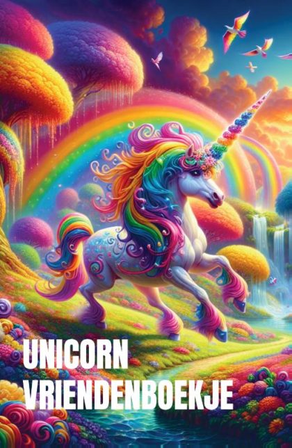 Andries B.V. Unicorn Vriendenboekje Meisje (Paperback)