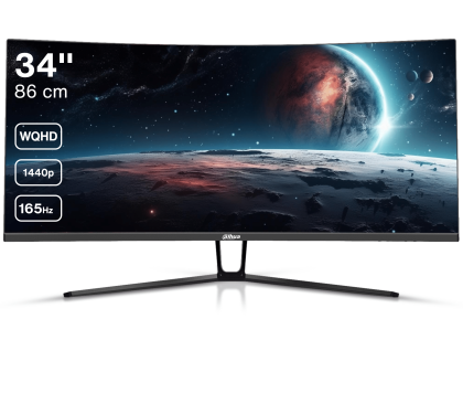 Dahua LM34-E330C - 34 inch Curved Ultrawide QHD Monitor - 165 Hz - 1ms