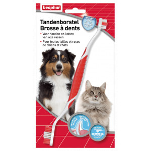 Beaphar tandenborstel voor hond en kat 2 stuks