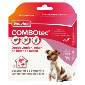 Beaphar Combotec antivlomiddel hond 2 pipetten 10-20 kg