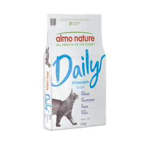 Almo Nature Daily Sterilised met tonijn kattenvoer 12 kg