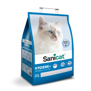 Sanicat Hygiene+ kattenbakvulling 20 liter