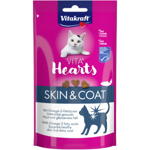 Vitakraft Vita Hearts Skin & Coat kattensnack 2 stuks