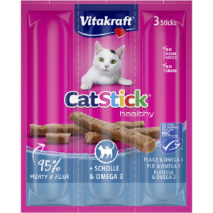 Vitakraft Catstick Healthy schol & omega-3 kattensnack 10 x 3 sticks