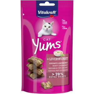 Vitakraft Cat Yums met lever kattensnack (40g) 3 verpakkingen