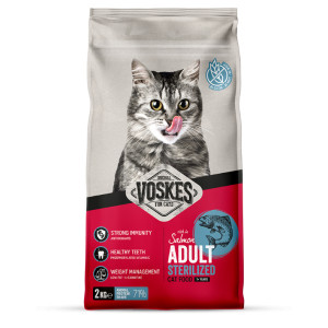 Voskes Adult Sterilized met zalm kattenvoer 7 kg