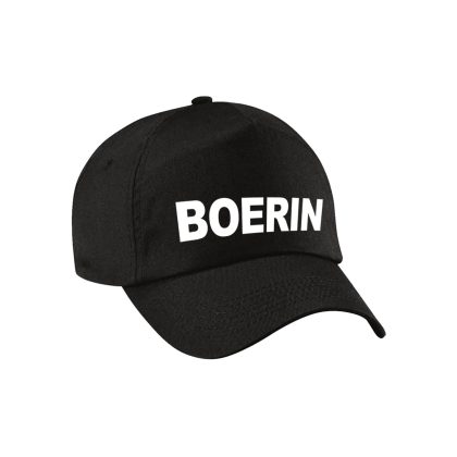 Bellatio Decorations Boerin verkleed pet zwart kinderen