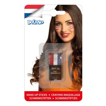 Boland Schminkstift Holland rood wit blauw
