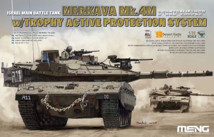 MENG-Model TS-036 Israel Main Battle Tank merkava Mk.4M w/Trophy Active Protection System Bouwpakket Schaal 1:35