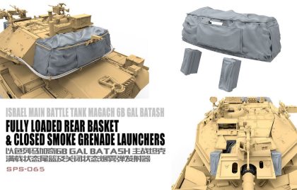 MENG-Model SPS-065 Israel Main Battle Tank Magach 6B GAL BATASH Fully Loaded Rear Basket Bouwpakket Schaal 1:35